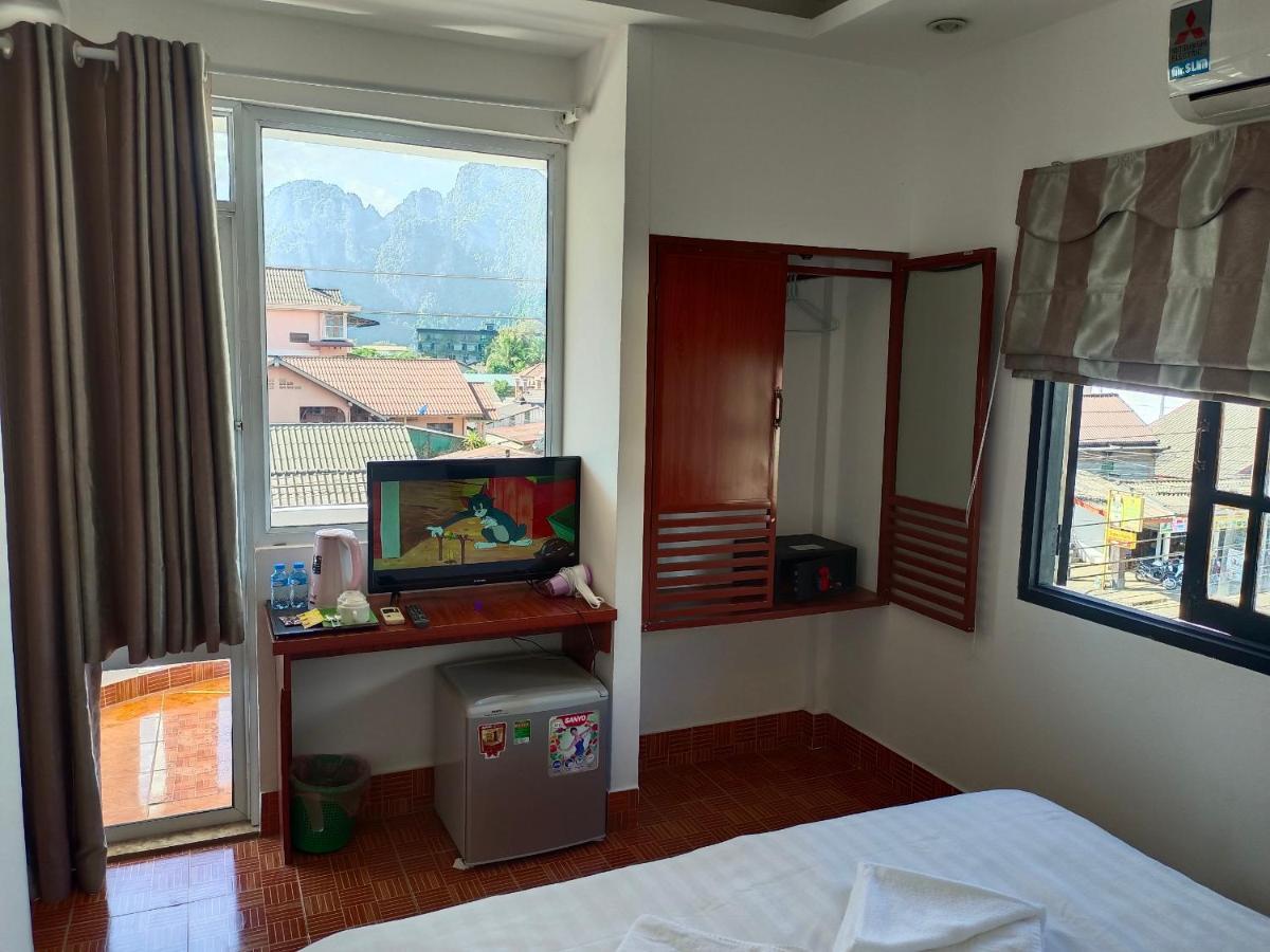 Vang Vieng Trendy Hotel Bagian luar foto