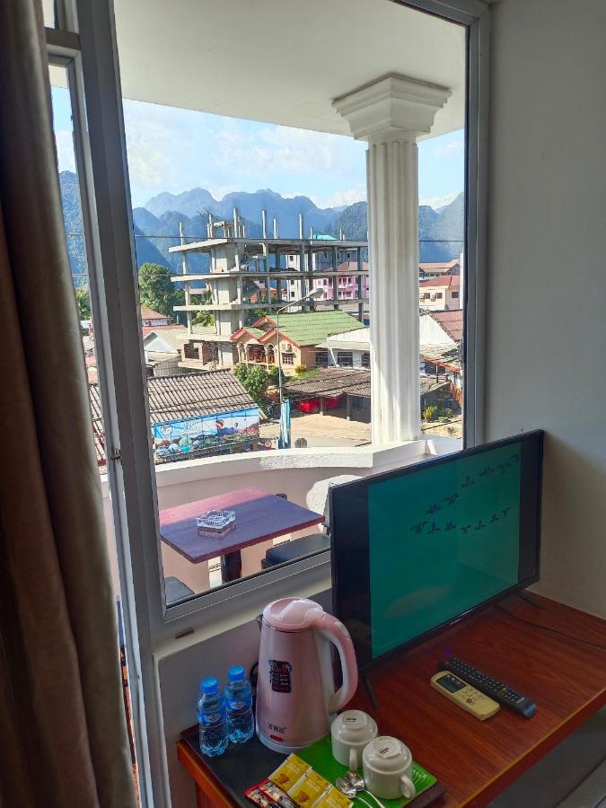 Vang Vieng Trendy Hotel Bagian luar foto